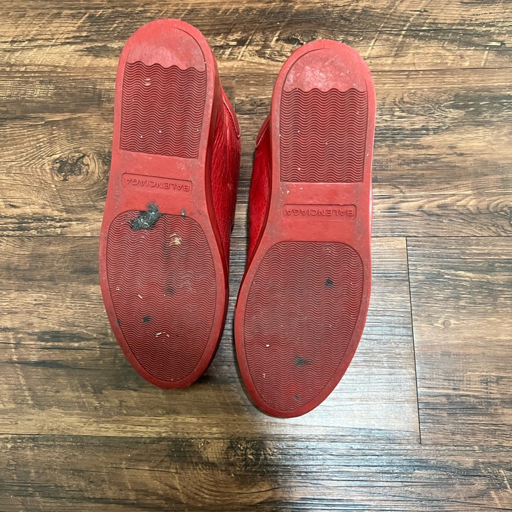 Balenciaga shoes all red SZ10 in great condition - Picture 4 of 4
